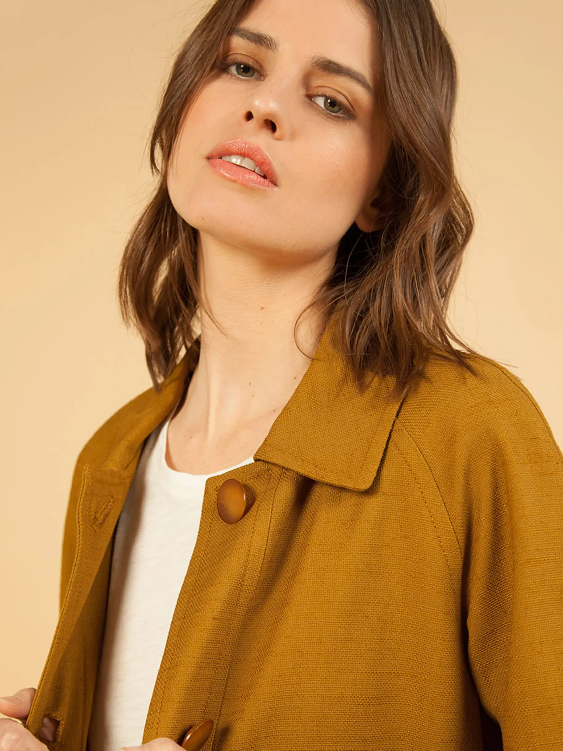 BENSIMON Manteaux & Vestes<Veste fact BEIGE ARMY