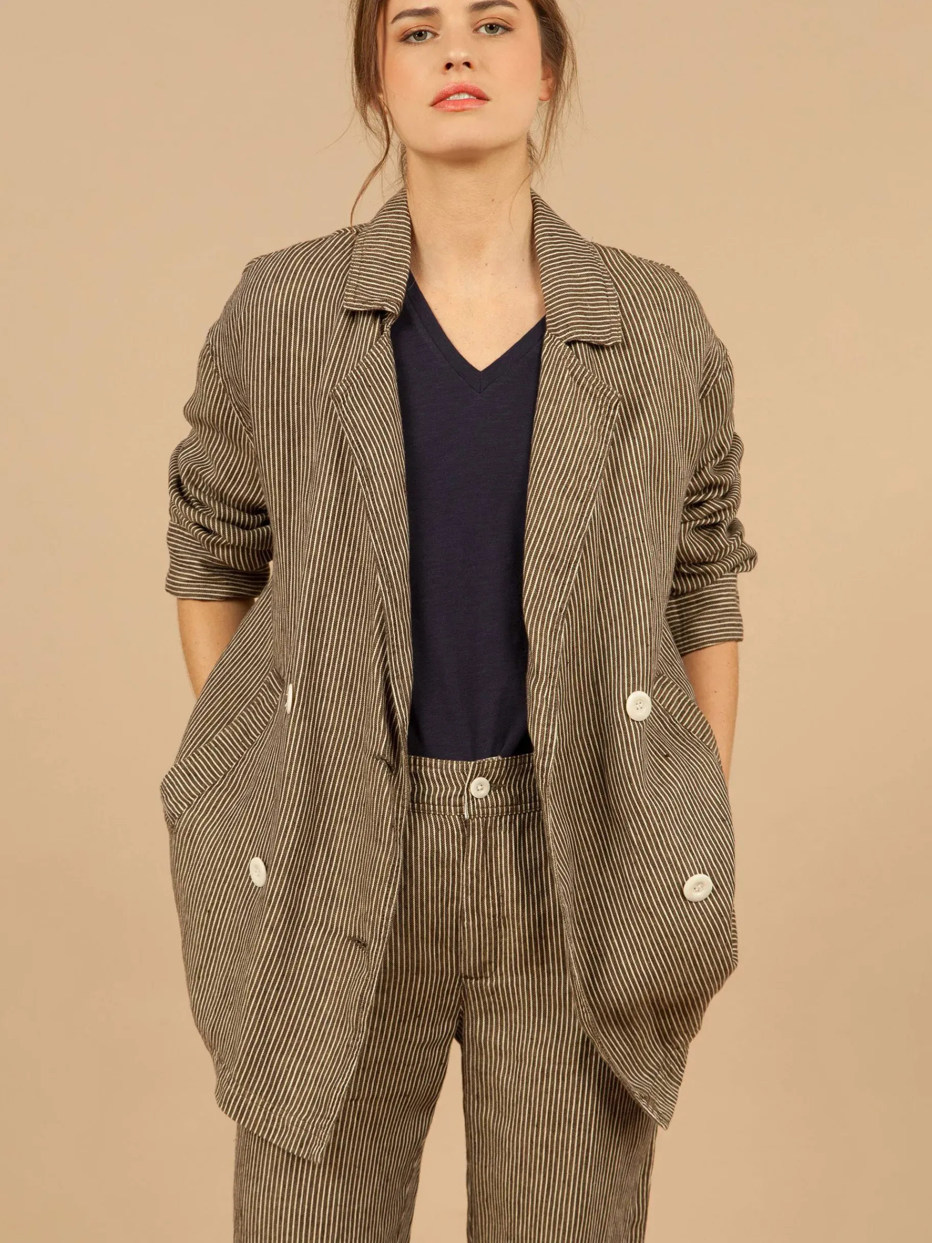 BENSIMON Manteaux & Vestes<Veste fÉlix RAYURES