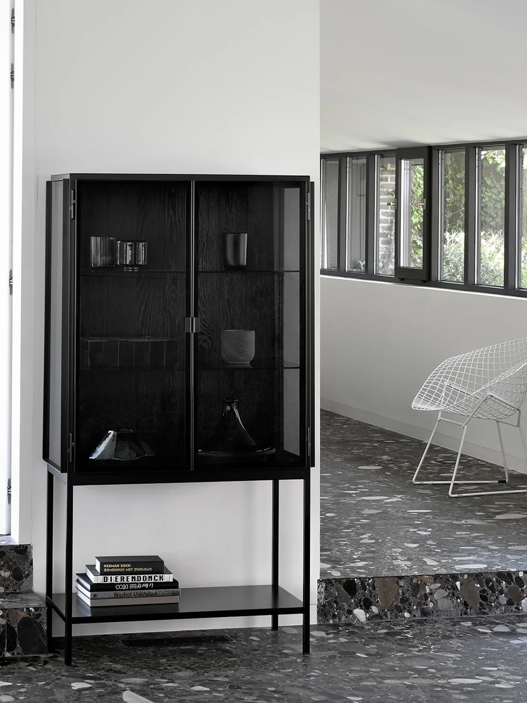 BENSIMON Rangement<Vitrine anders verre et metal - ethnicraft #ffffff